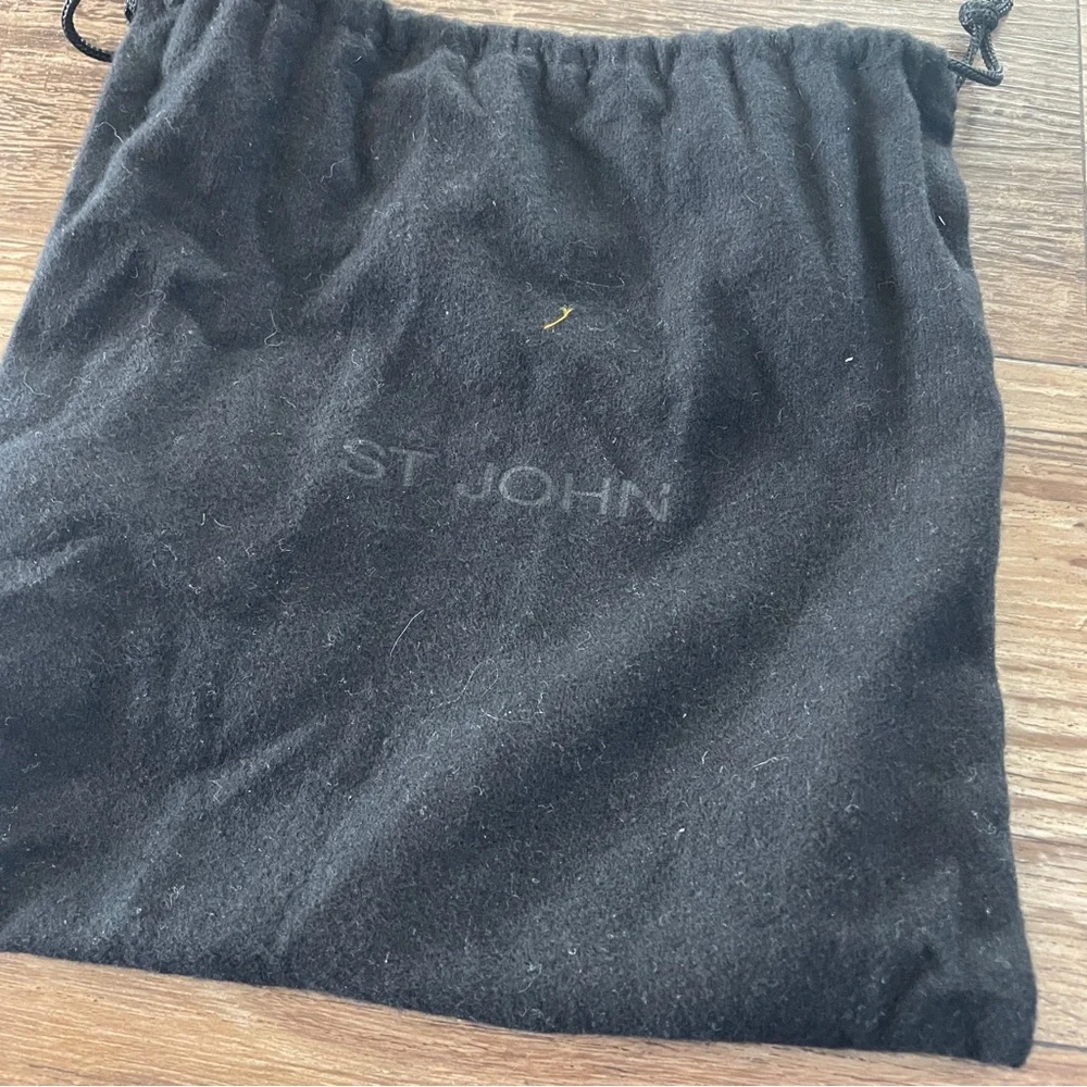 St John designer black sequined face mask New